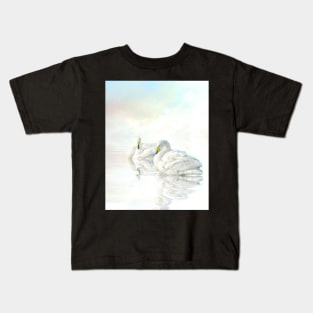 Sunlit Whoopers. Kids T-Shirt